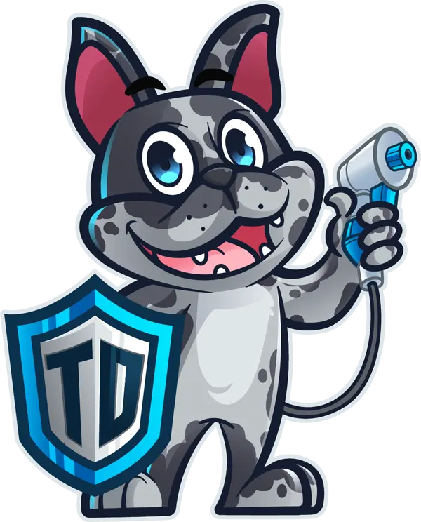 Turf Cleaning Mascot